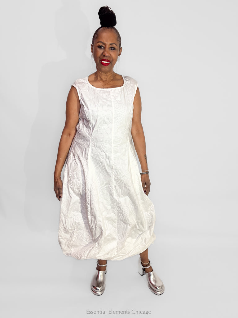 Rundholz Sleeveless Textured Dress - Essential Elements Chicago