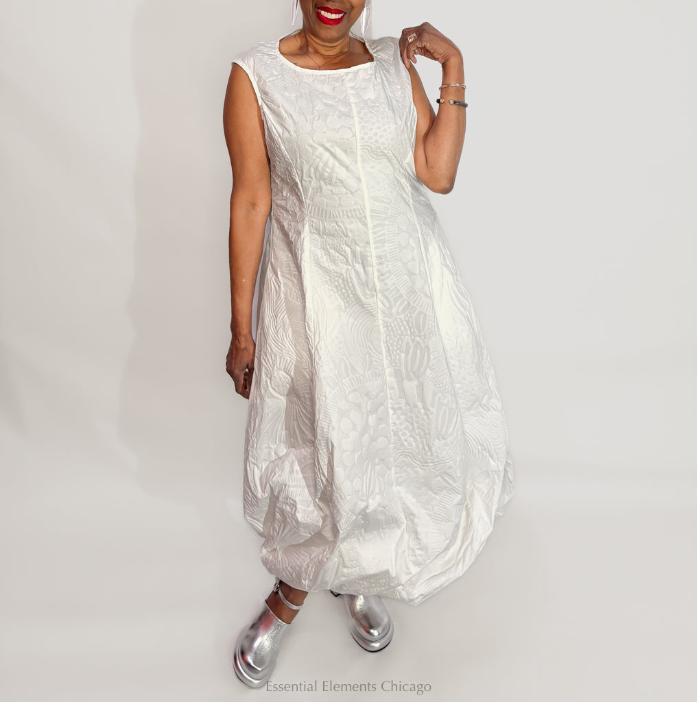 Rundholz Sleeveless Textured Dress - Essential Elements Chicago