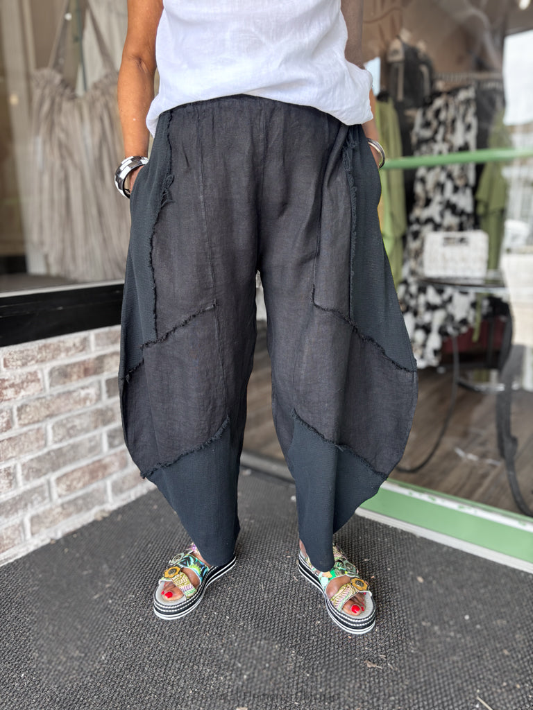 Saga Relaxed Linen Pants - Essential Elements Chicago