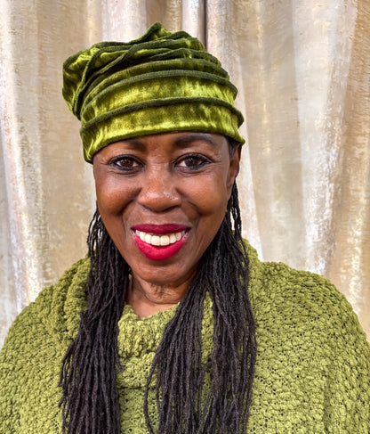 Sconi Legacy Crushed Olive Velour Slinky - Essential Elements Chicago