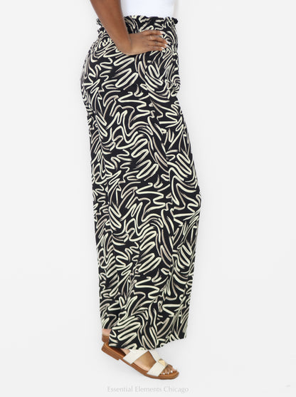 Scribble Wave Print Pant - Essential Elements Chicago