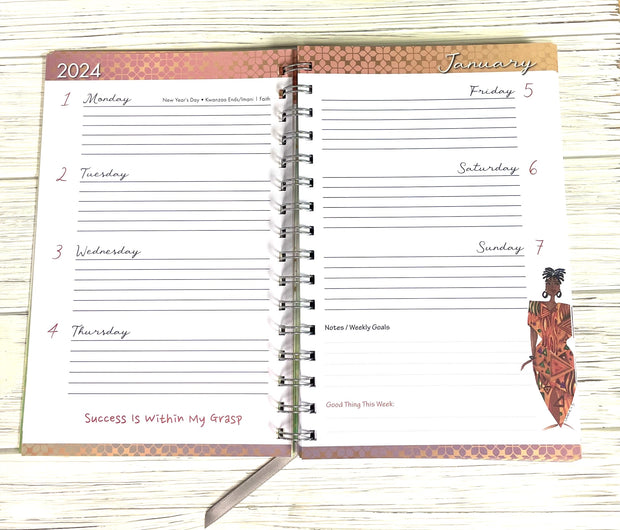 Shades of Color 2024 Inspirational Weekly Planner - Essential Elements Chicago