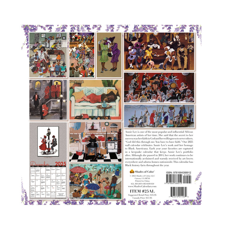 Shades of Color 2025 Wall Calendar - Essential Elements Chicago