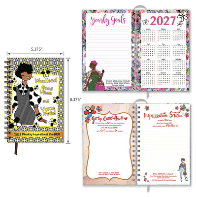 Shades of Color 2027 Inspirational Planner - Kiwi McDowell