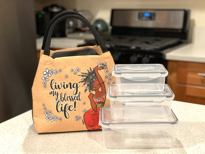 Shades of Color Lunch Bag Set