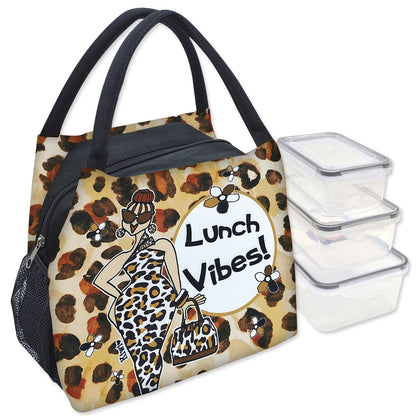 Shades of Color Lunch Bag Set w/ Containers - Essential Elements Chicago