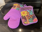 Shades of Color Oven Mitt & Potholder Set - Essential Elements Chicago