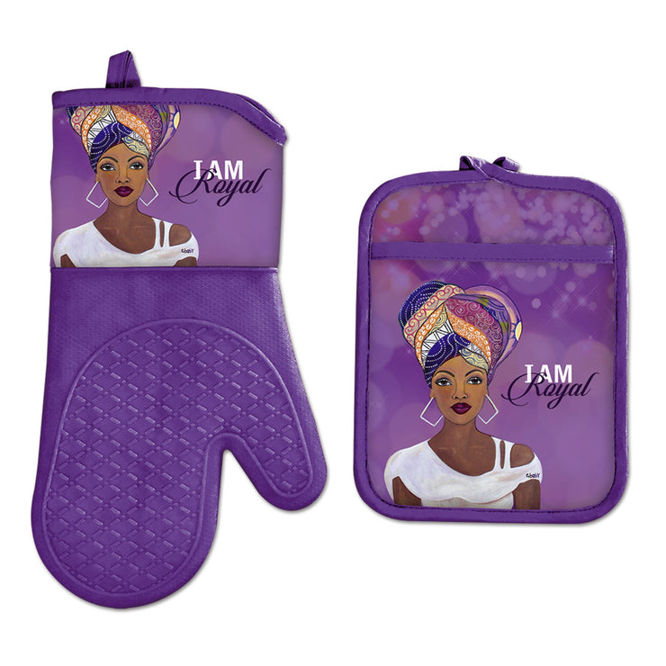 Shades of Color Oven Mitt & Potholder Set - Essential Elements Chicago