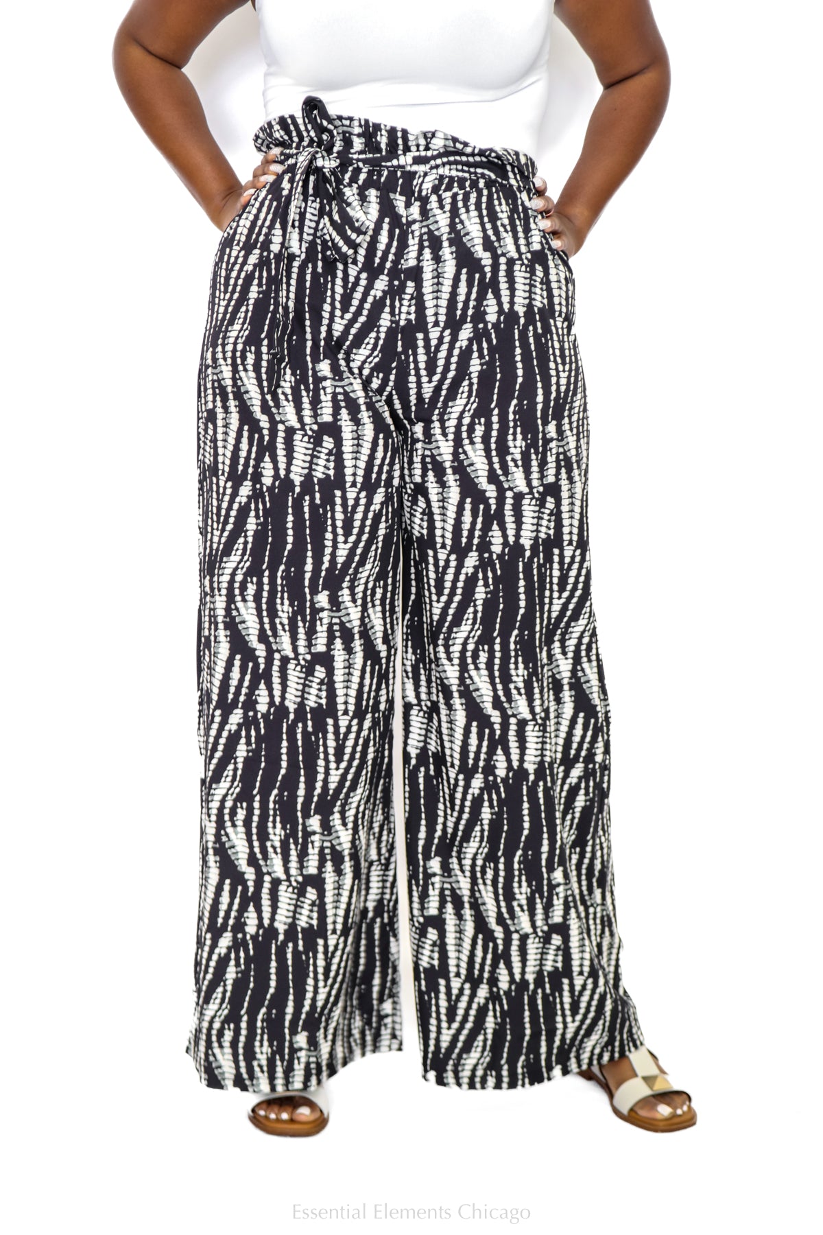 Shibori Stripe Pants - Essential Elements Chicago
