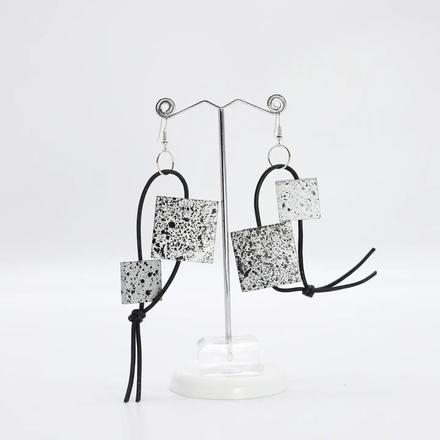 Jianhui London Hand-Painted Squares Earrings - Essential Elements Chicago