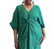 So Twisted Linen Dress - Essential Elements Chicago