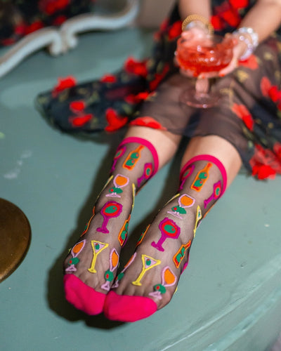 Sock Candy Cocktail Hour Socks - Essential Elements Chicago