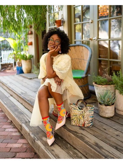 Sock Candy Flower Power Crew Sock - Essential Elements Chicago