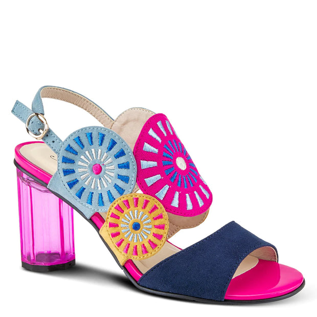 Spring Step Embroidery Sandal - Essential Elements Chicago