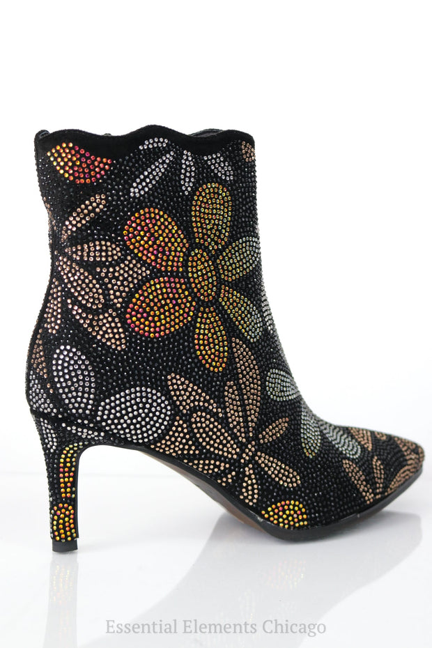 Spring Step Rapturous Flower Ankle Boots - Essential Elements Chicago