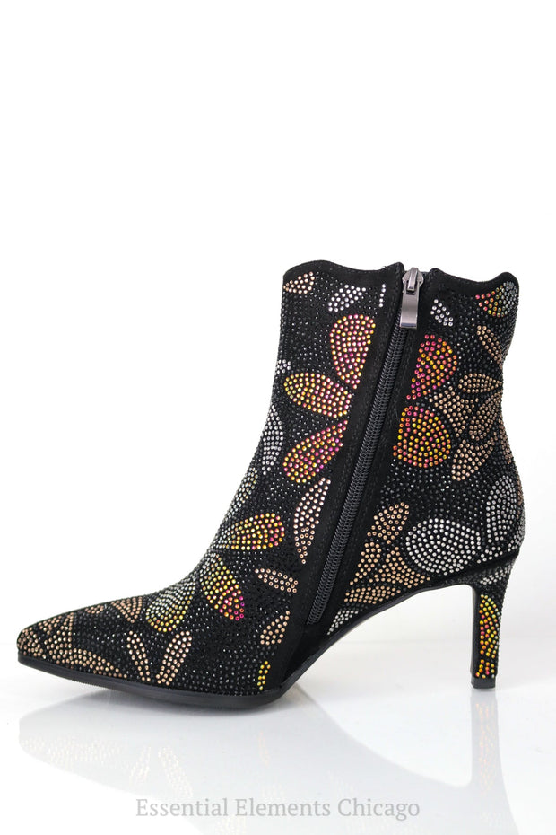 Spring Step Rapturous Flower Ankle Boots - Essential Elements Chicago