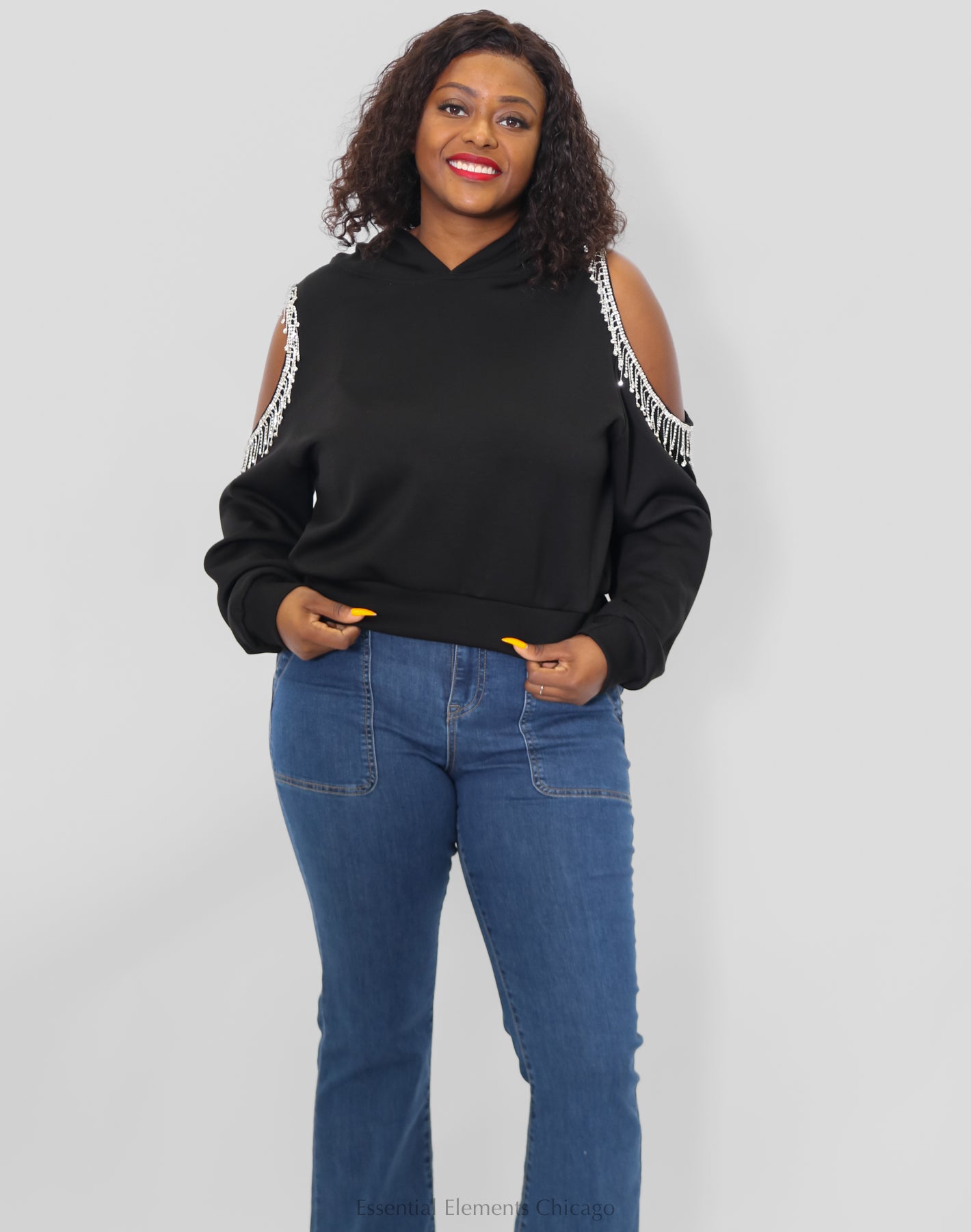 Stone Cold Shoulder Top