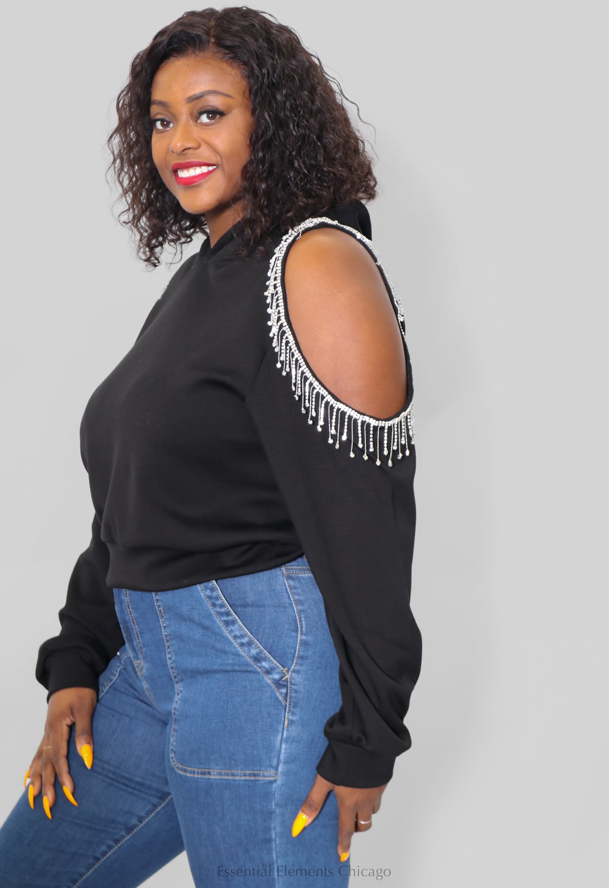 Stone Cold Shoulder Top