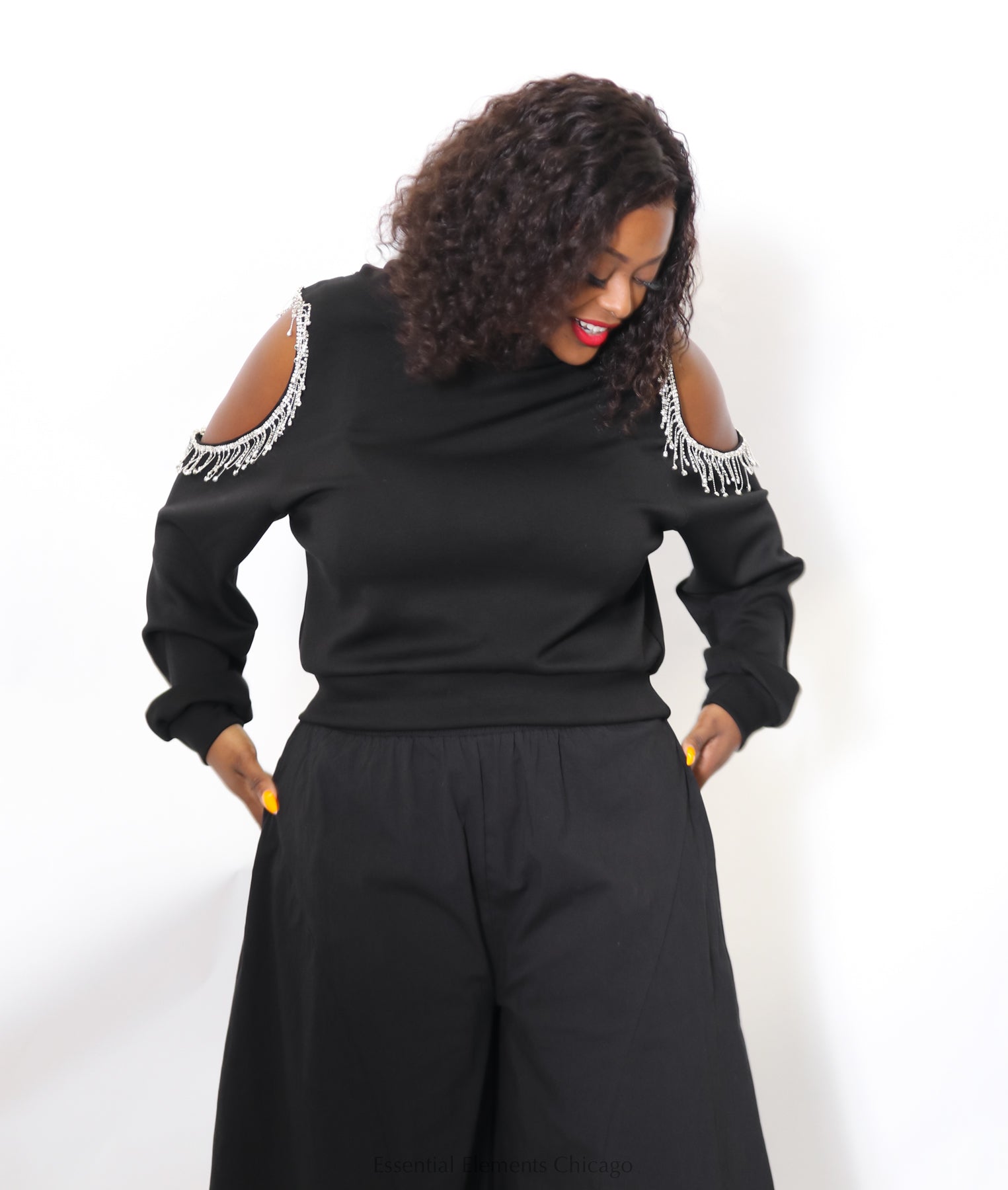 Stone Cold Shoulder Top