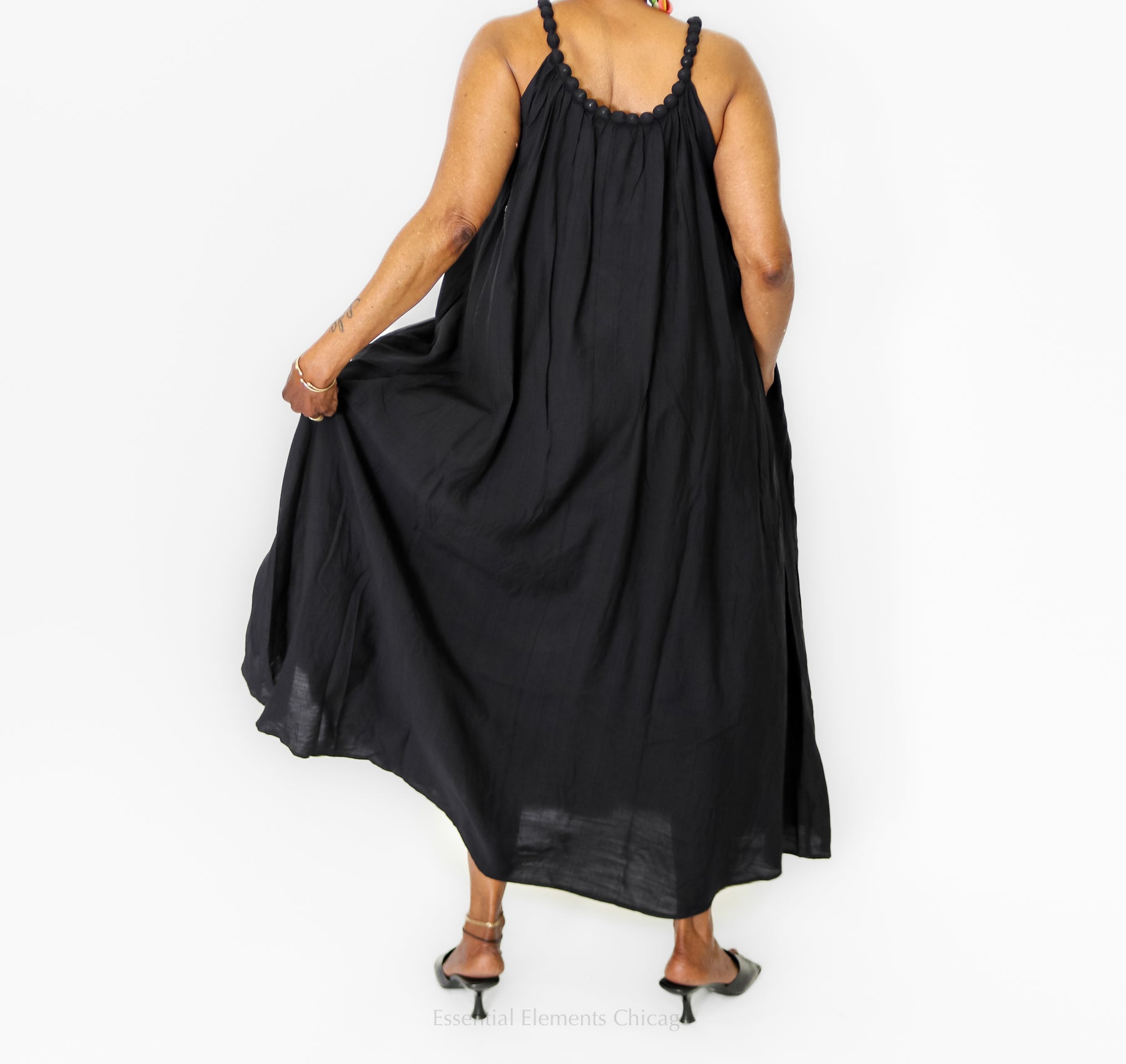 Summer Dress, Black - Essential Elements Chicago