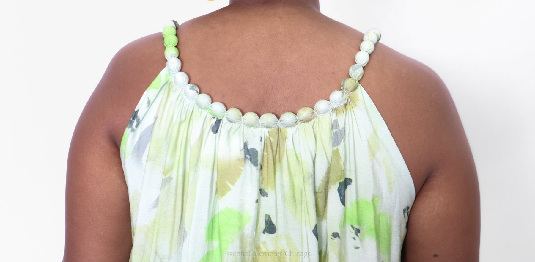 Summer Dress, Green - Essential Elements Chicago