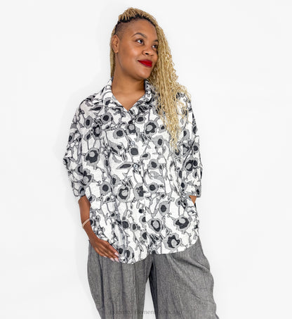 Sydney Sue Crinkle Shirt - Essential Elements Chicago
