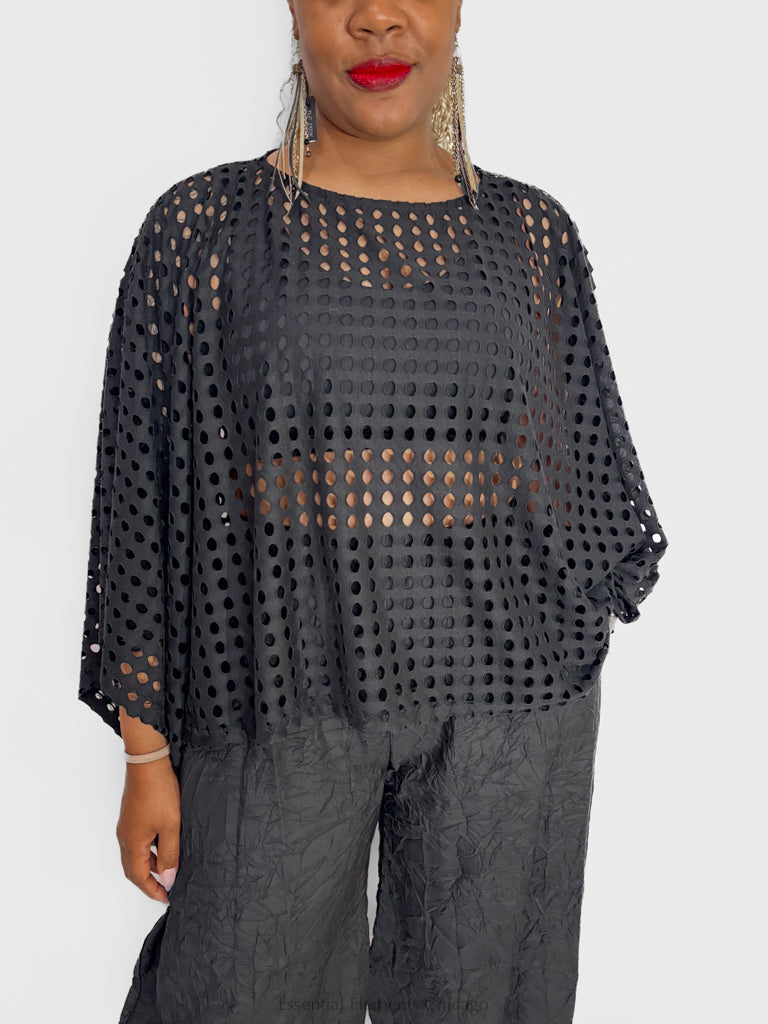 Sydney Topanga Knitted Holes Topper - Essential Elements Chicago
