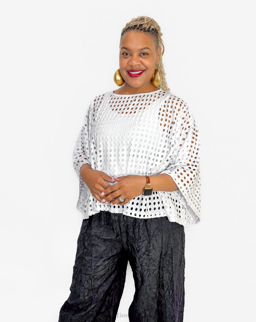 Sydney Topanga Knitted Holes Topper - Essential Elements Chicago