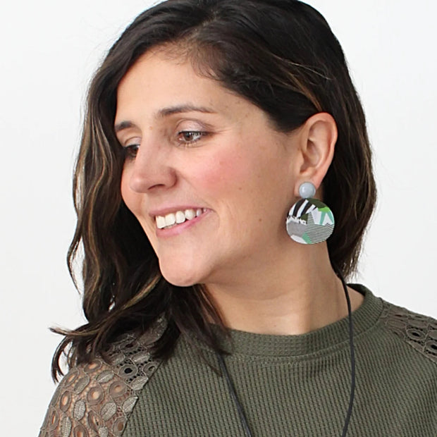 Sylca Decoupage Earrings - Essential Elements Chicago