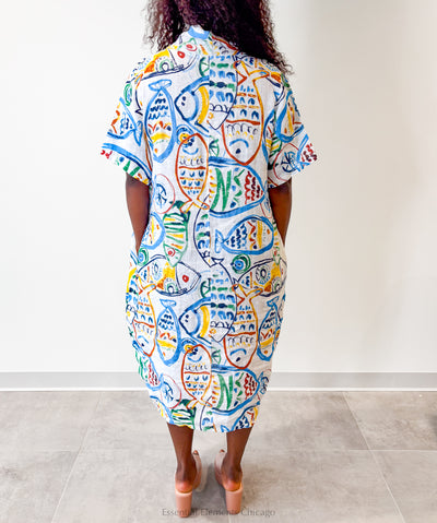 T by Transparente Fish Dress - Essential Elements Chicago