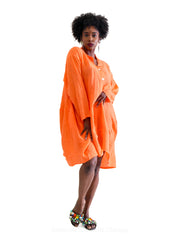 T by Transparente Linen Shirt Dress - Essential Elements Chicago