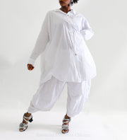 T by Transparente Oversized Cotton Shirt - Essential Elements Chicago