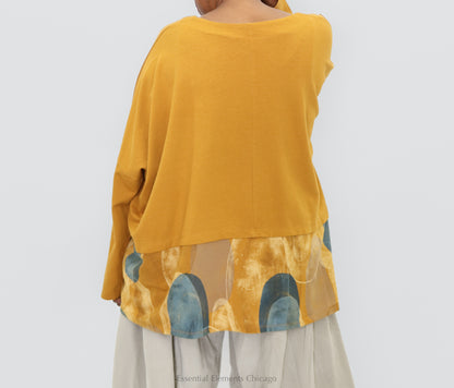T by Transparente Patch Top - Essential Elements Chicago