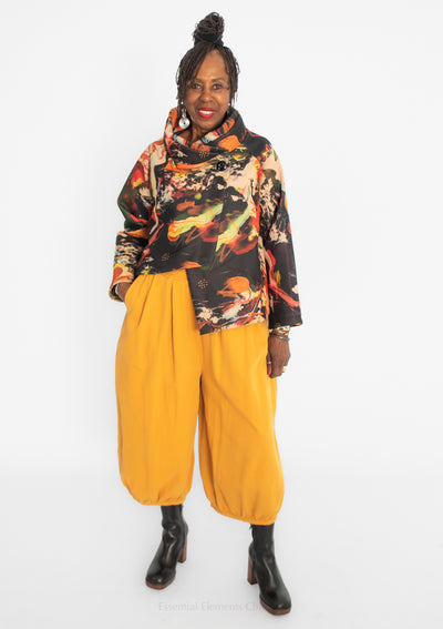 T by Transparente Printed Crop Jacket