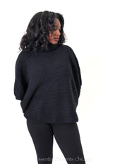 Taylor Turtleneck Poncho - Essential Elements Chicago