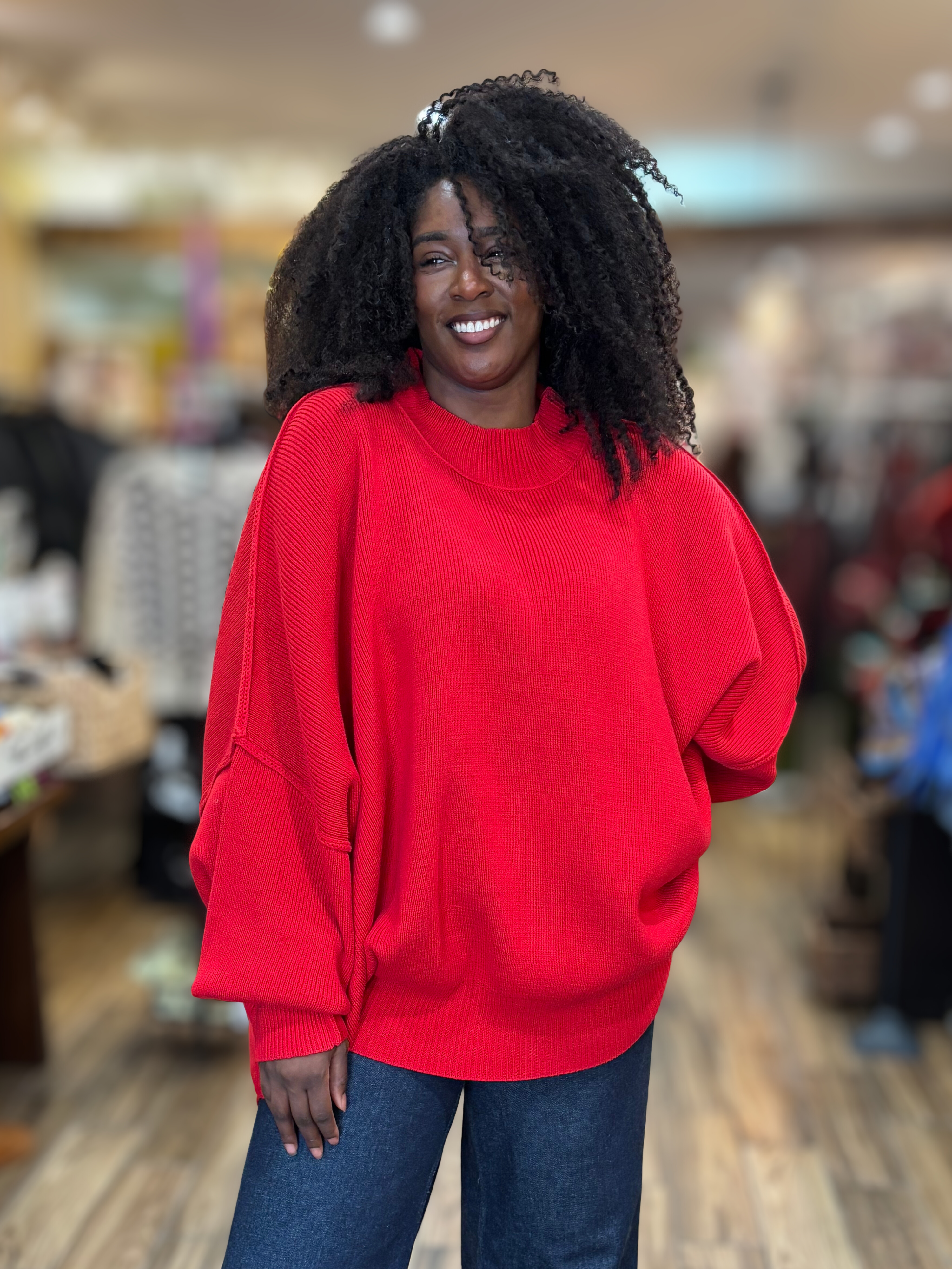 The Holly Oversized Sweater - Essential Elements Chicago
