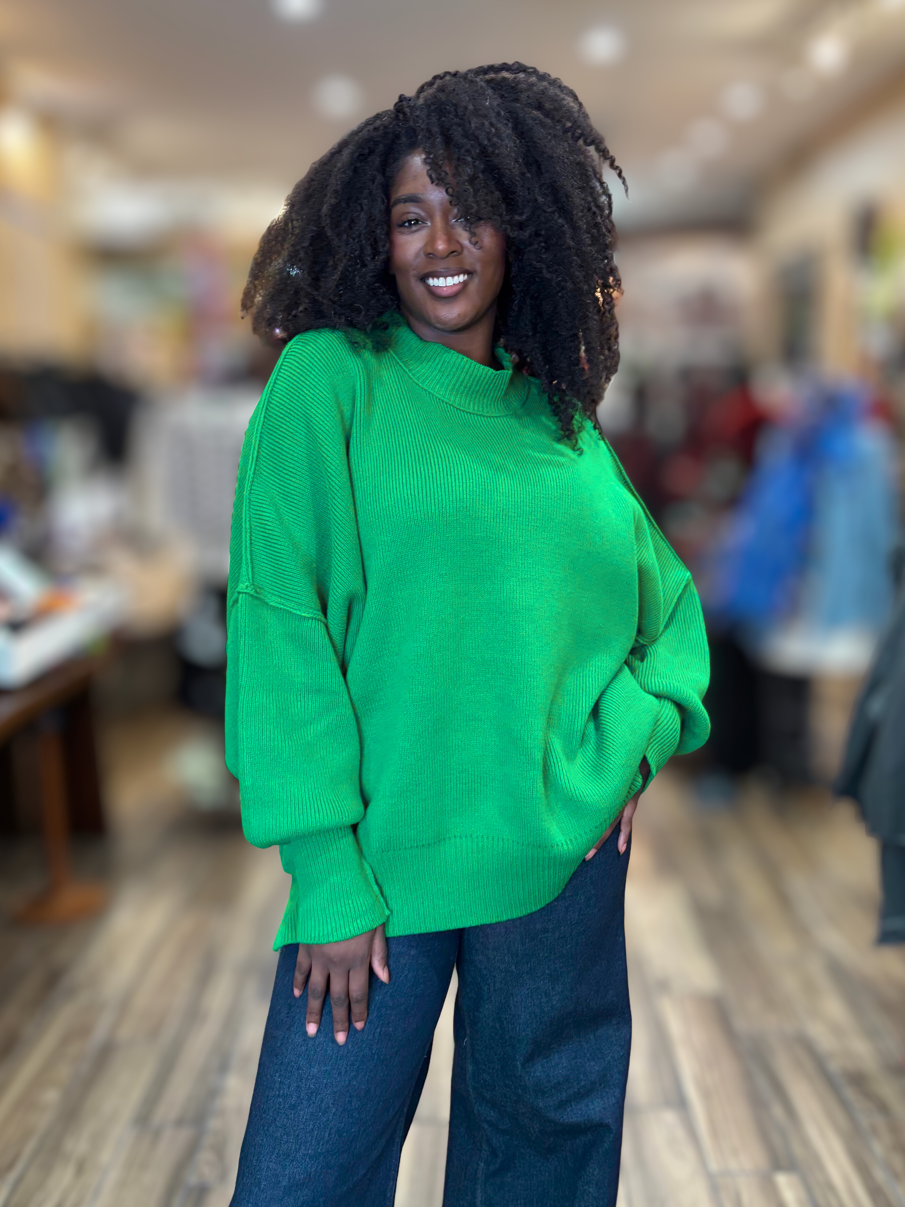 The Holly Oversized Sweater - Essential Elements Chicago