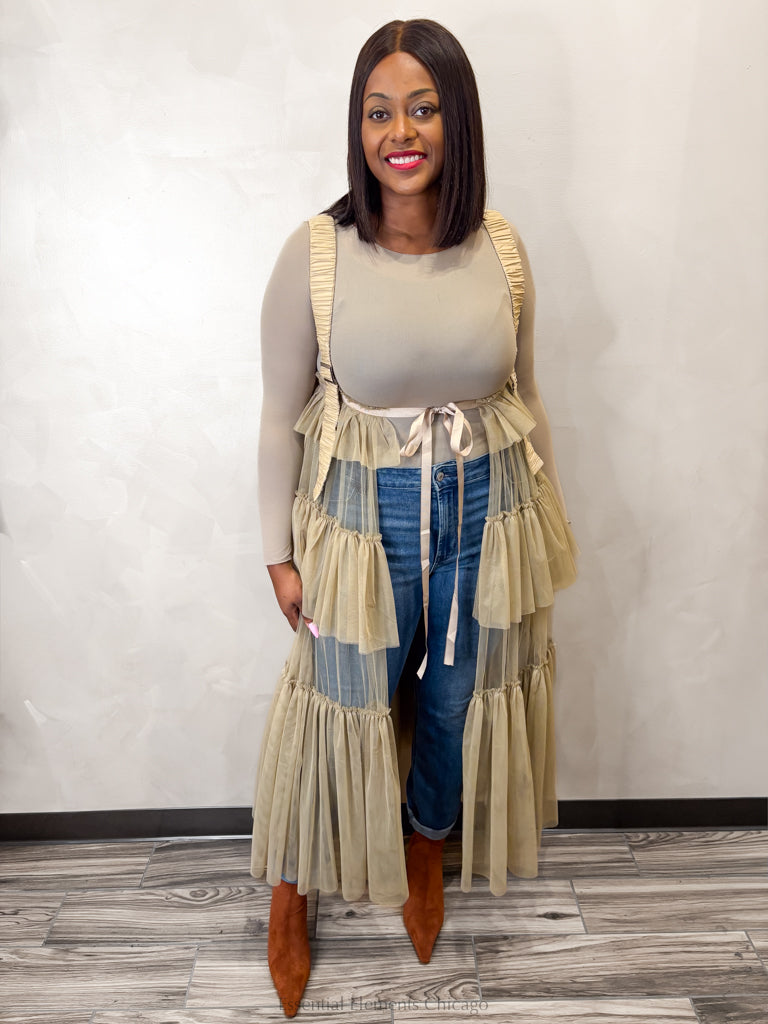 Tiers of Sheers Vest - Essential Elements Chicago