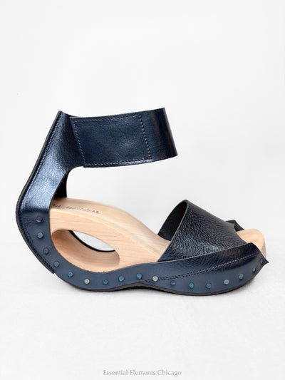 Trippen Gust Cutout Sandal, Navy - Essential Elements Chicago