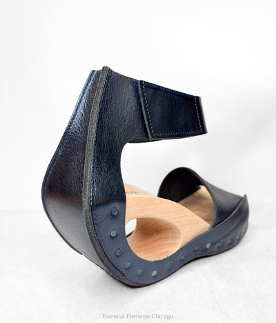 Trippen Gust Cutout Sandal, Navy - Essential Elements Chicago