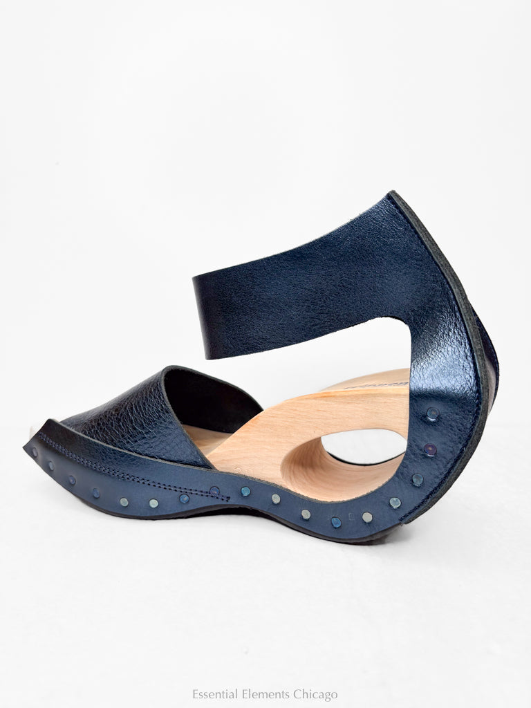 Trippen Gust Cutout Platform Sandal, Navy - Essential Elements