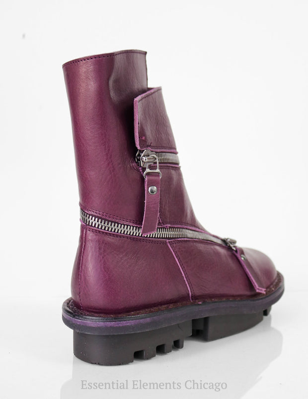 Trippen Helix Boots, Purple - Essential Elements Chicago