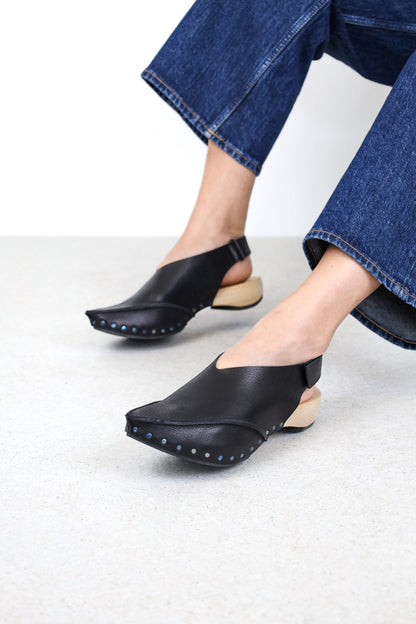 Trippen Taifun Mule, Black - Essential Elements Chicago