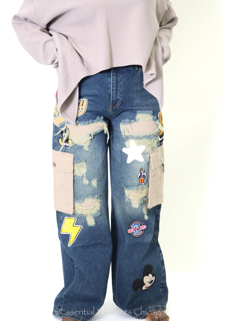 TW3 Patch Jeans - Essential Elements Chicago