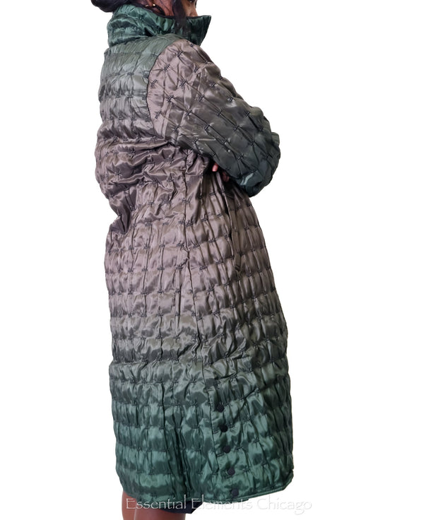 UbU Quilted Ombré Coat - Essential Elements Chicago