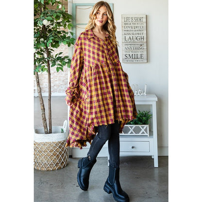 Willow Plaid Tunic - Essential Elements Chicago