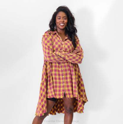 Willow Plaid Tunic - Essential Elements Chicago