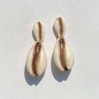 XOXO Cowrie Duet Earrings