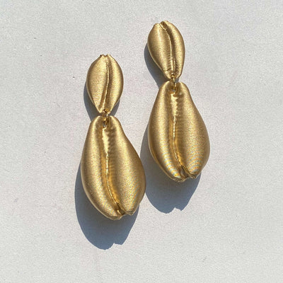 XOXO Cowrie Duet Earrings