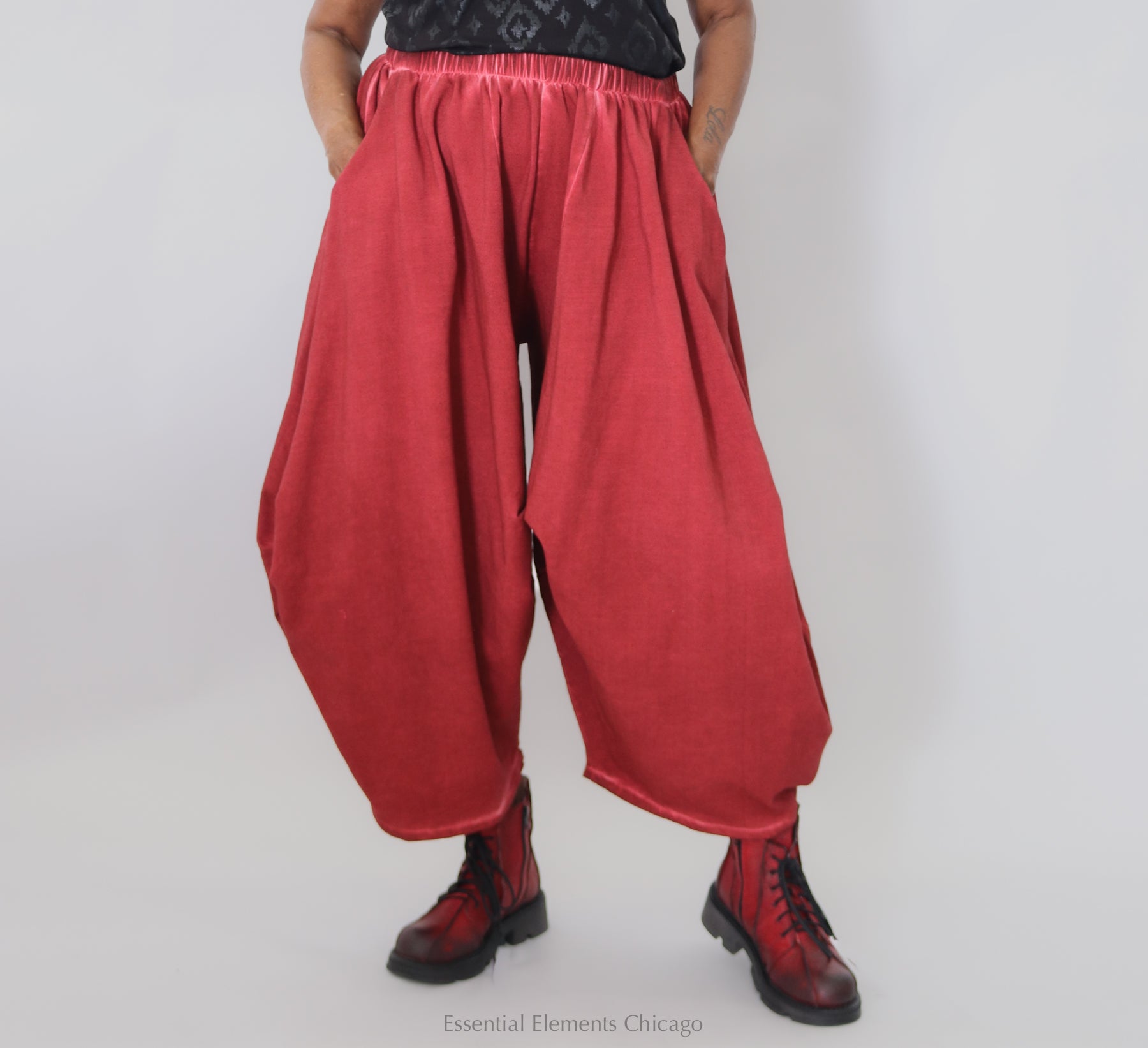 Zilberman Balloon Trousers - Red - Essential Elements Chicago